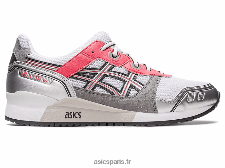femmes Asics gel-lyte iii og BXL8B2540 blanc/terre de sienne