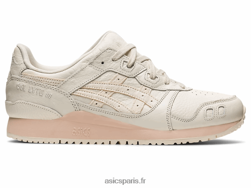 femmes Asics gel-lyte iii og BXL8B2660 crème/biscuit