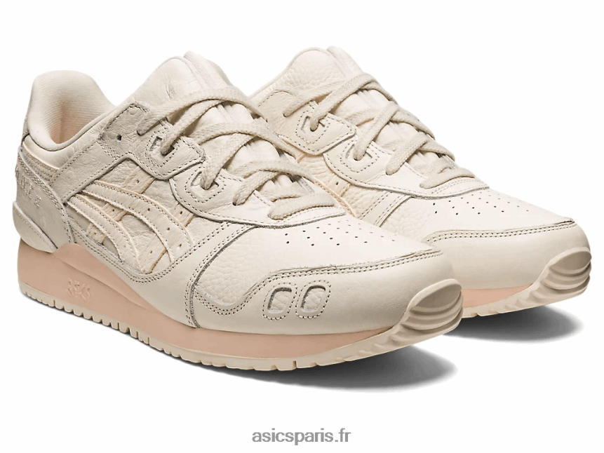 femmes Asics gel-lyte iii og BXL8B2660 crème/biscuit