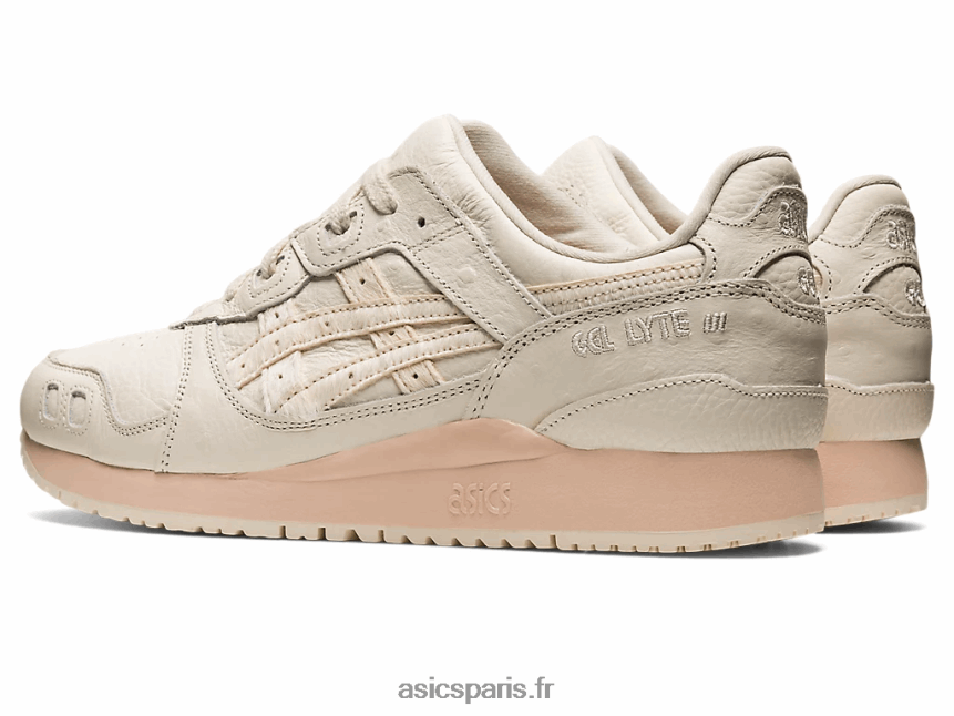 femmes Asics gel-lyte iii og BXL8B2660 crème/biscuit