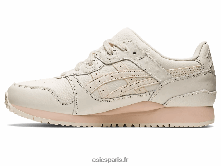femmes Asics gel-lyte iii og BXL8B2660 crème/biscuit