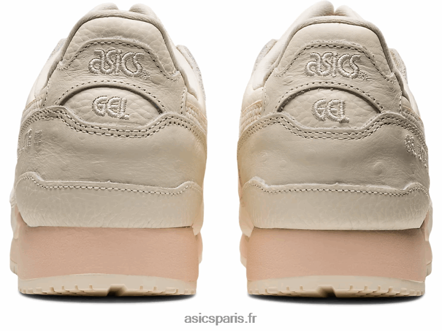 femmes Asics gel-lyte iii og BXL8B2660 crème/biscuit