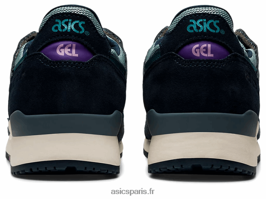 femmes Asics gel-lyte iii og BXL8B2745 bitume/vert béryl