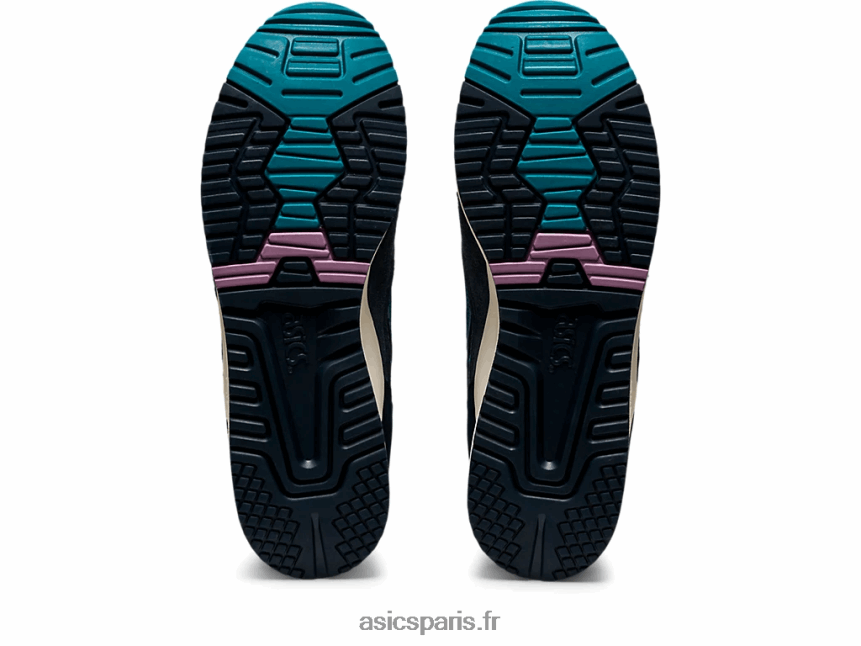 femmes Asics gel-lyte iii og BXL8B2745 bitume/vert béryl