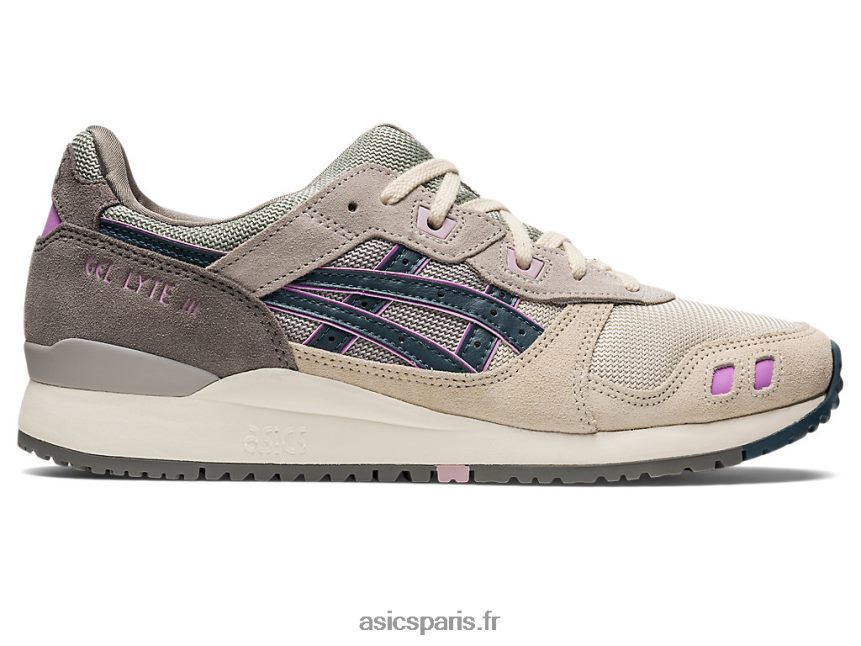 femmes Asics gel-lyte iii og BXL8B2748 gris fumé/à toute épreuve
