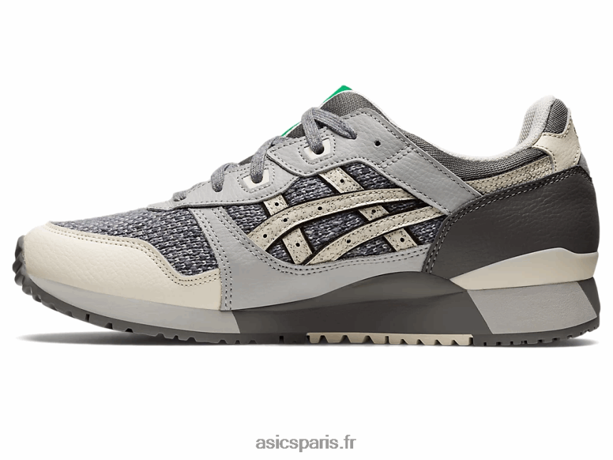 femmes Asics gel-lyte iii og BXL8B2771 gris huître/crème