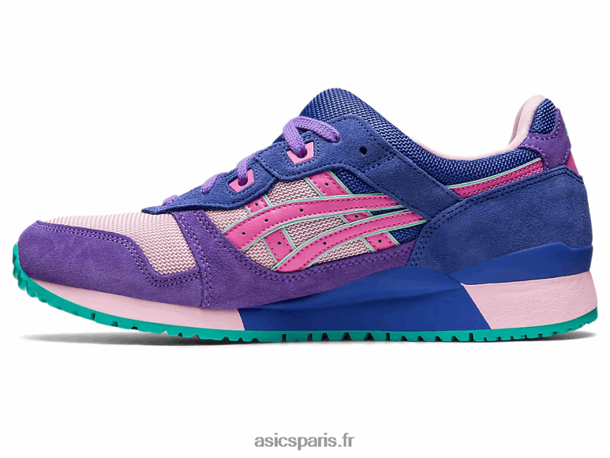 femmes Asics gel-lyte iii og BXL8B283 barbe à papa/gomme balloune