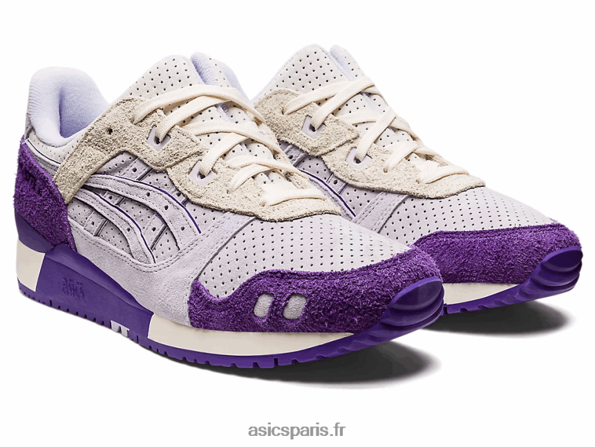 femmes Asics gel-lyte iii og glycine BXL8B2901 soupçon de lilas/opale lilas