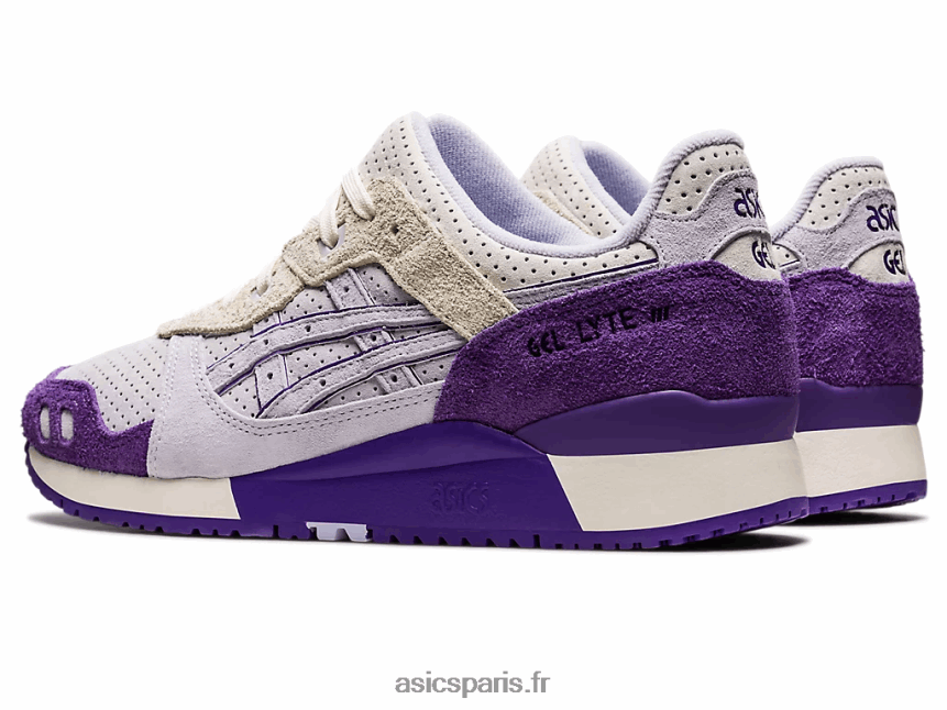 femmes Asics gel-lyte iii og glycine BXL8B2901 soupçon de lilas/opale lilas