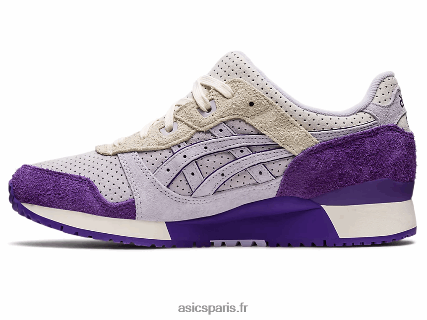 femmes Asics gel-lyte iii og glycine BXL8B2901 soupçon de lilas/opale lilas