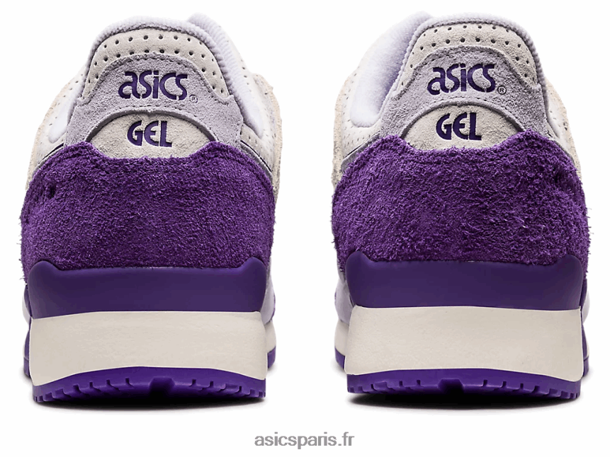 femmes Asics gel-lyte iii og glycine BXL8B2901 soupçon de lilas/opale lilas