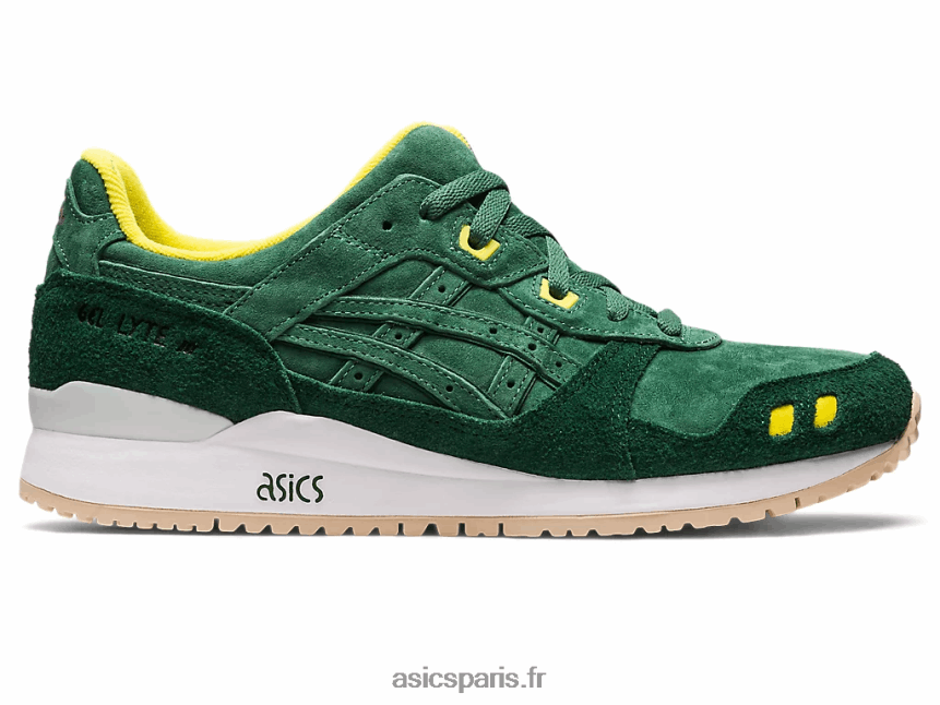 femmes Asics gel-lyte iii og shamrock BXL8B259 vert trèfle/vert trèfle
