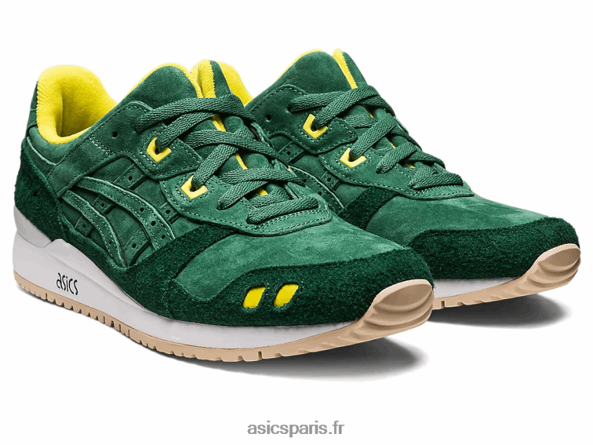femmes Asics gel-lyte iii og shamrock BXL8B259 vert trèfle/vert trèfle