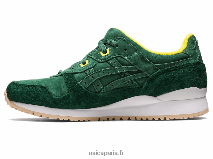 femmes Asics gel-lyte iii og shamrock BXL8B259 vert trèfle/vert trèfle
