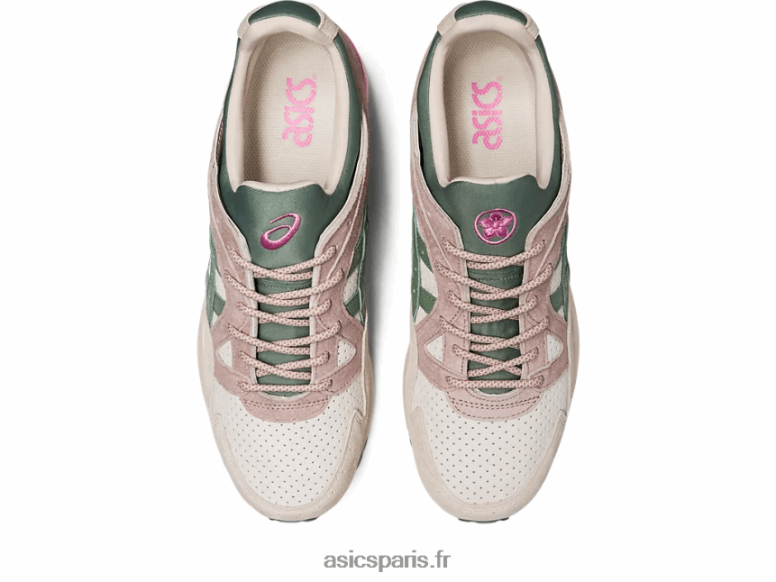 femmes Asics gel-lyte v printemps au japon BXL8B260 crème/gris ardoise