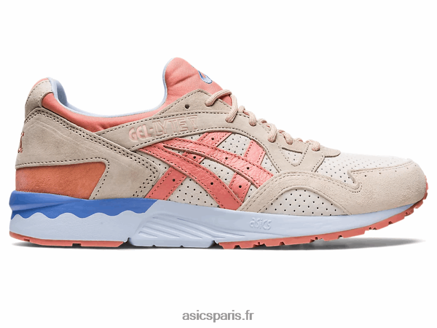 femmes Asics gel-lyte v printemps au japon BXL8B261 crème/saumon