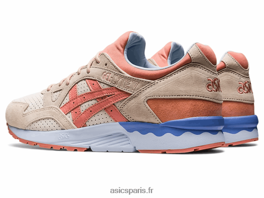 femmes Asics gel-lyte v printemps au japon BXL8B261 crème/saumon