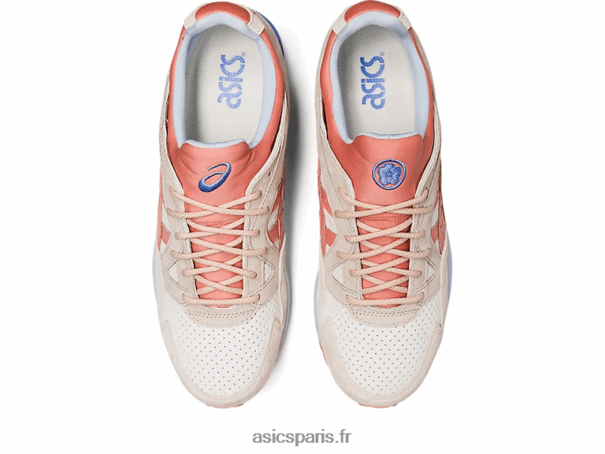 femmes Asics gel-lyte v printemps au japon BXL8B261 crème/saumon