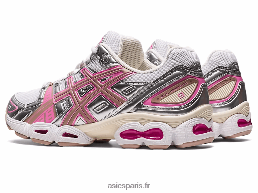 femmes Asics gel-nimbus 9 BXL8B22255 blanc/argent pur