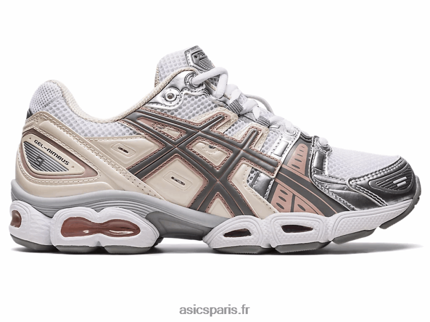 femmes Asics gel-nimbus 9 BXL8B22302 blanc/avoine