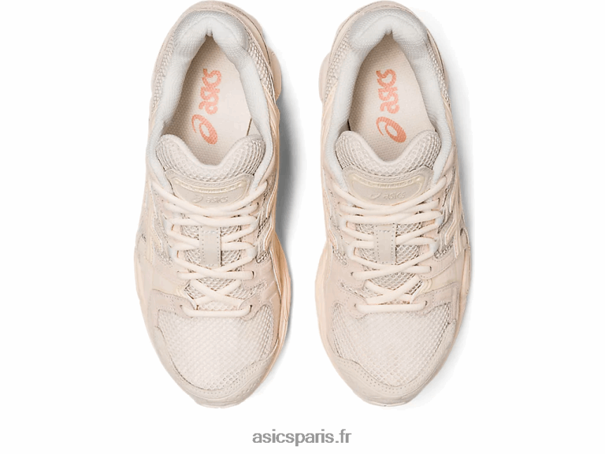 femmes Asics gel-nimbus 9 BXL8B22539 flocons d\'avoine/pêche blanche