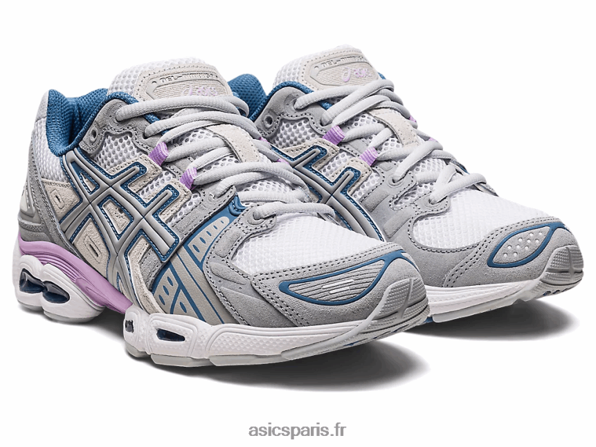 femmes Asics gel-nimbus 9 BXL8B22572 blanc/gris moyen