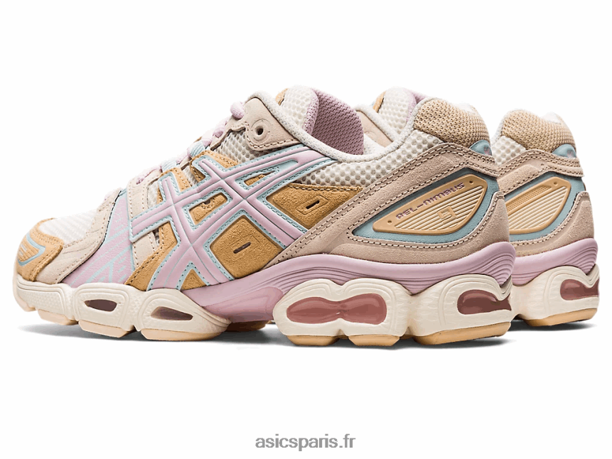 femmes Asics gel-nimbus 9 BXL8B22699 crème/à peine rose