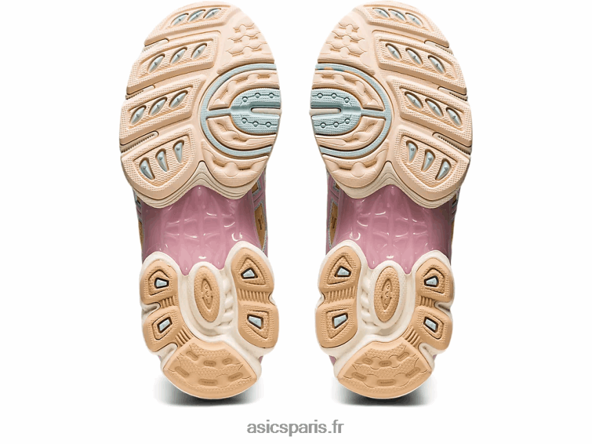 femmes Asics gel-nimbus 9 BXL8B22699 crème/à peine rose