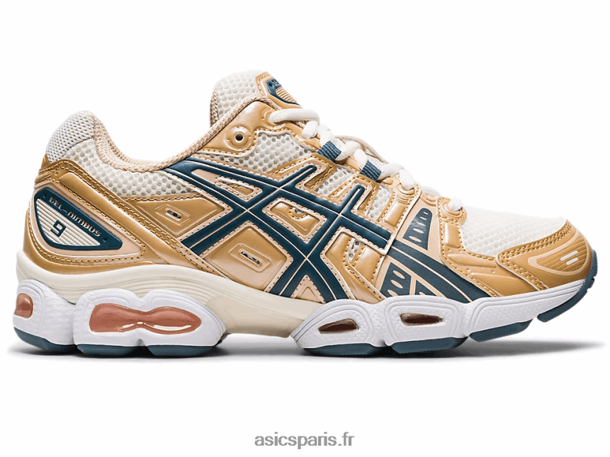 femmes Asics gel-nimbus 9 BXL8B22701 crème/cuir