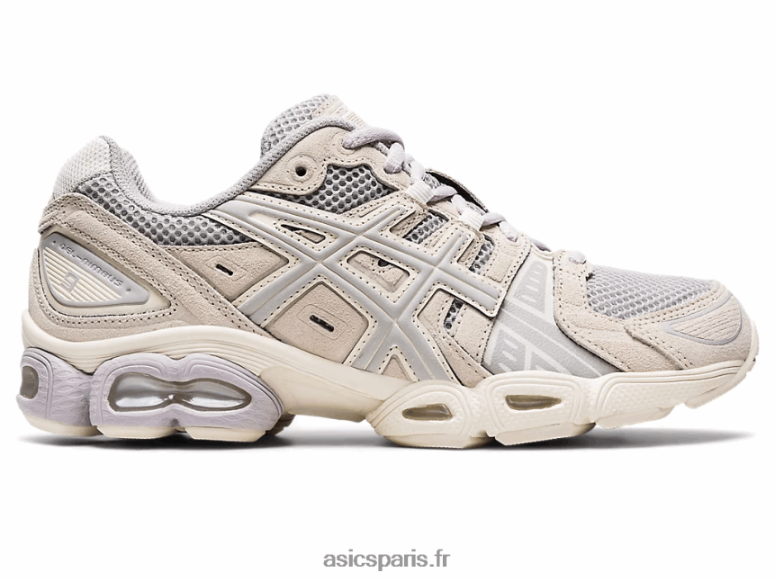 femmes Asics gel-nimbus 9 BXL8B22704 gris huître/bouleau