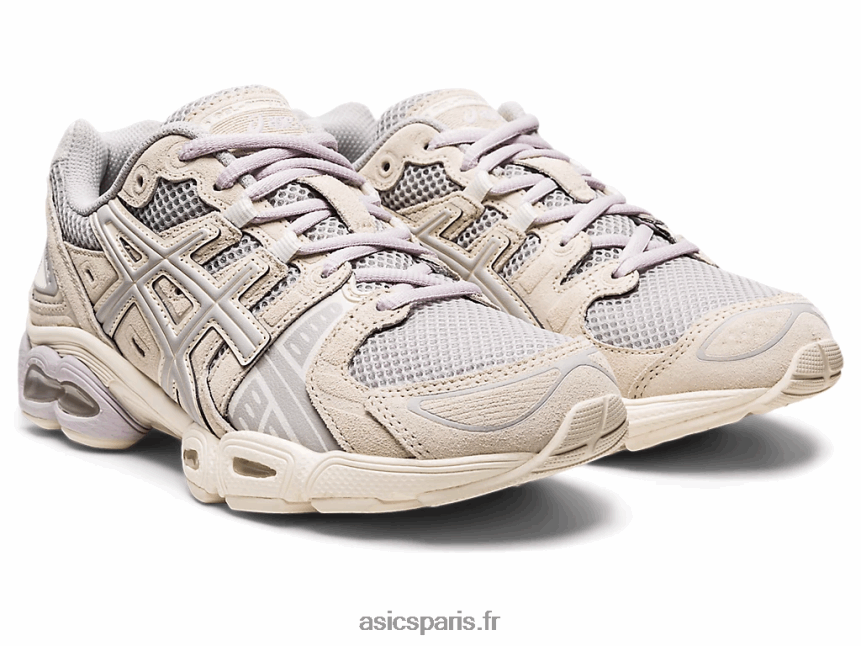 femmes Asics gel-nimbus 9 BXL8B22704 gris huître/bouleau