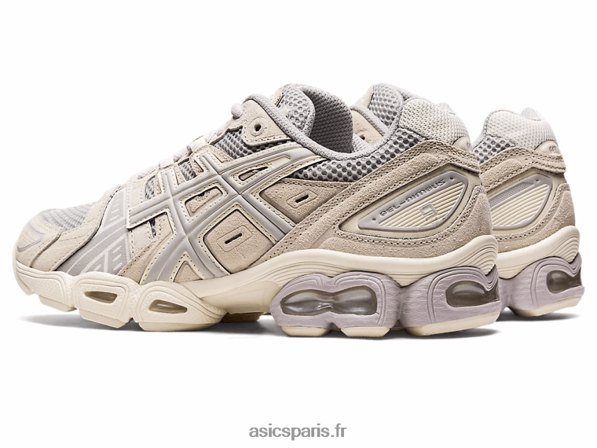 femmes Asics gel-nimbus 9 BXL8B22704 gris huître/bouleau