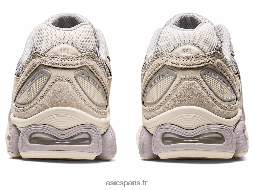 femmes Asics gel-nimbus 9 BXL8B22704 gris huître/bouleau
