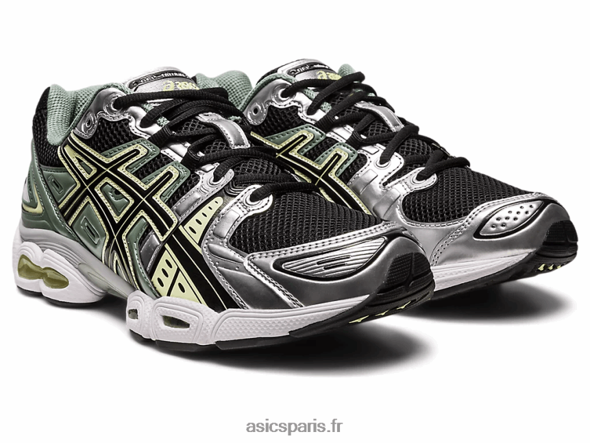 femmes Asics gel-nimbus 9 BXL8B2273 noir/argent pur