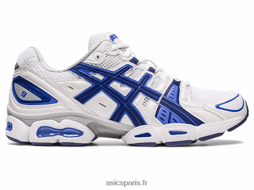 femmes Asics gel-nimbus 9 BXL8B2282 blanc/bleu indigo