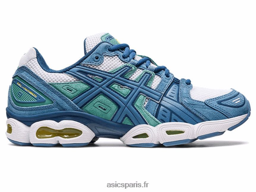 femmes Asics gel-nimbus 9 BXL8B2551 fil blanc/gris