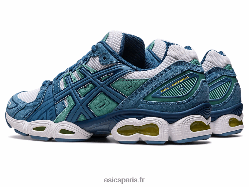 femmes Asics gel-nimbus 9 BXL8B2551 fil blanc/gris