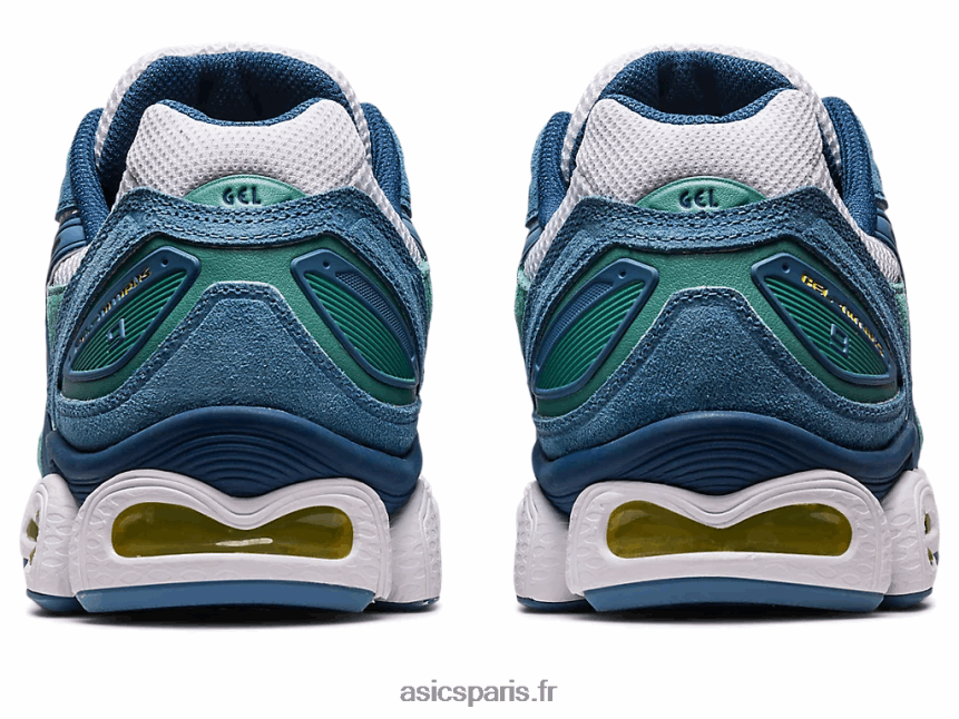 femmes Asics gel-nimbus 9 BXL8B2551 fil blanc/gris