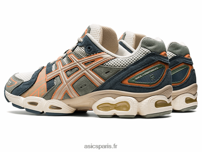femmes Asics gel-nimbus 9 BXL8B2756 crème/gris plume