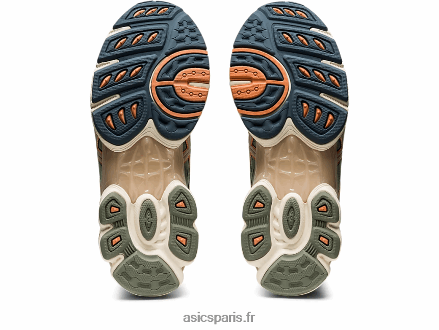 femmes Asics gel-nimbus 9 BXL8B2756 crème/gris plume