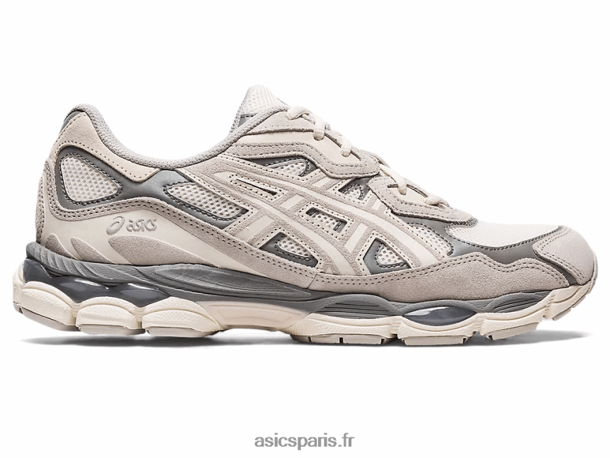 femmes Asics gel-nyc BXL8B251 crème/gris huître