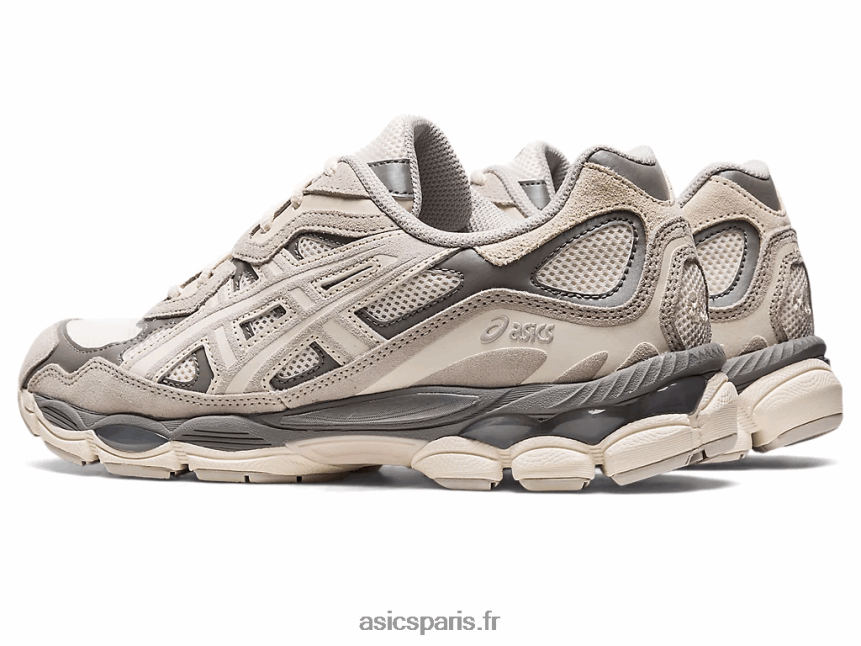 femmes Asics gel-nyc BXL8B251 crème/gris huître