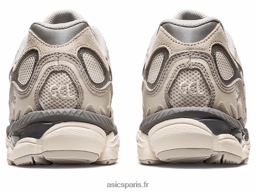 femmes Asics gel-nyc BXL8B251 crème/gris huître