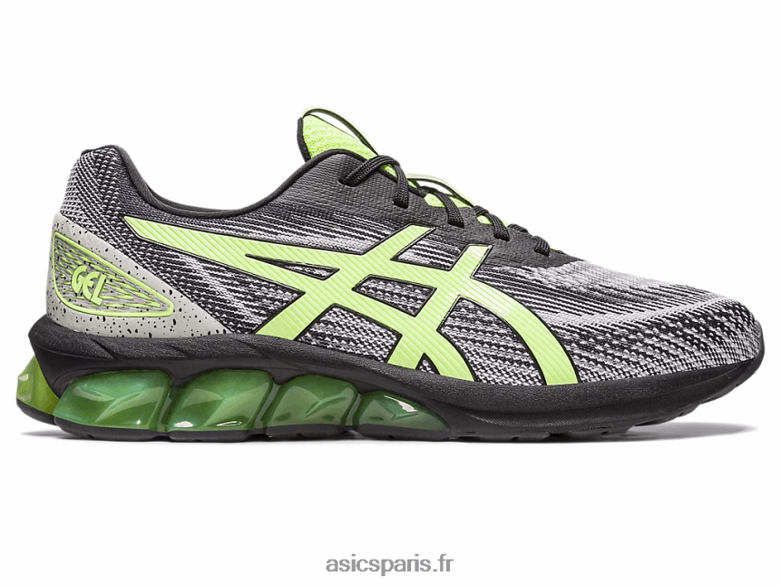 femmes Asics gel quantique 180 vii BXL8B2126 noir/vert citron