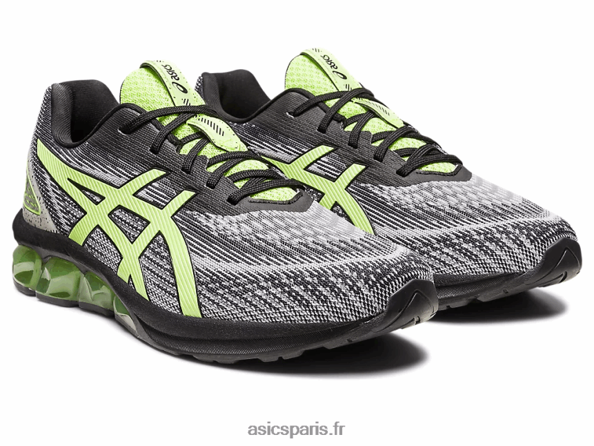 femmes Asics gel quantique 180 vii BXL8B2126 noir/vert citron