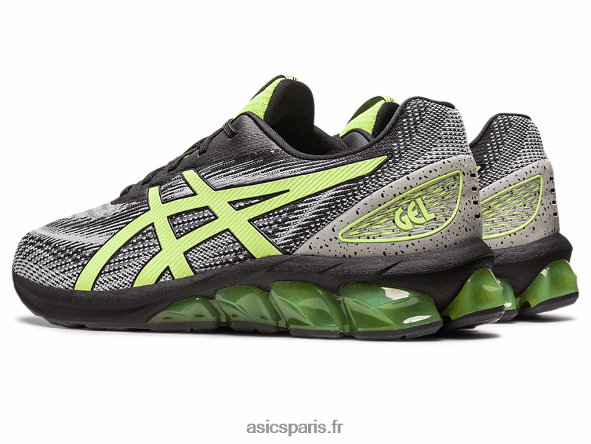 femmes Asics gel quantique 180 vii BXL8B2126 noir/vert citron