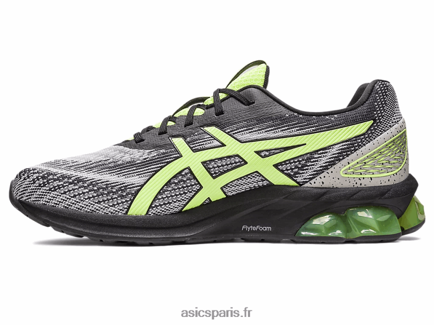 femmes Asics gel quantique 180 vii BXL8B2126 noir/vert citron