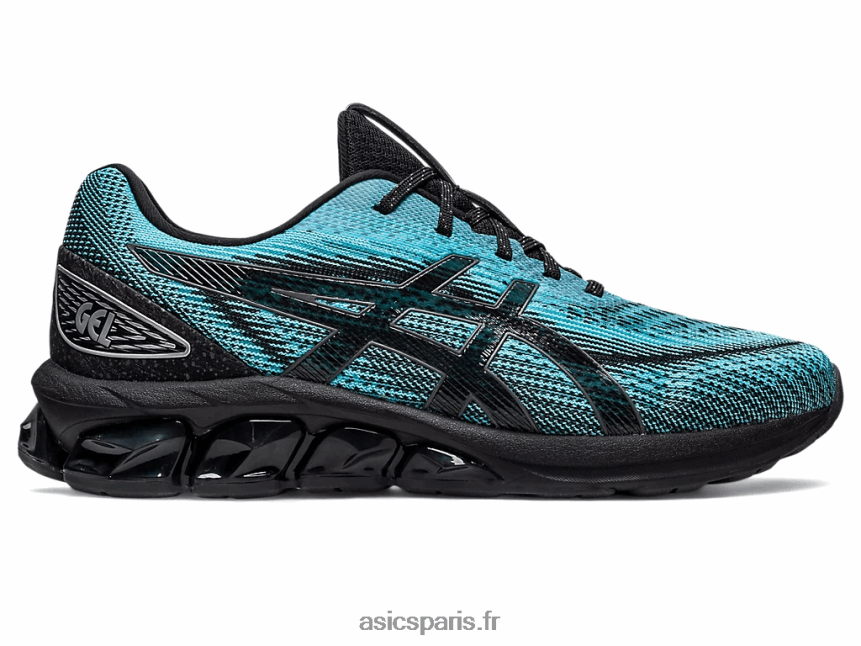 femmes Asics gel quantique 180 vii BXL8B2132 cyan brillant/noir