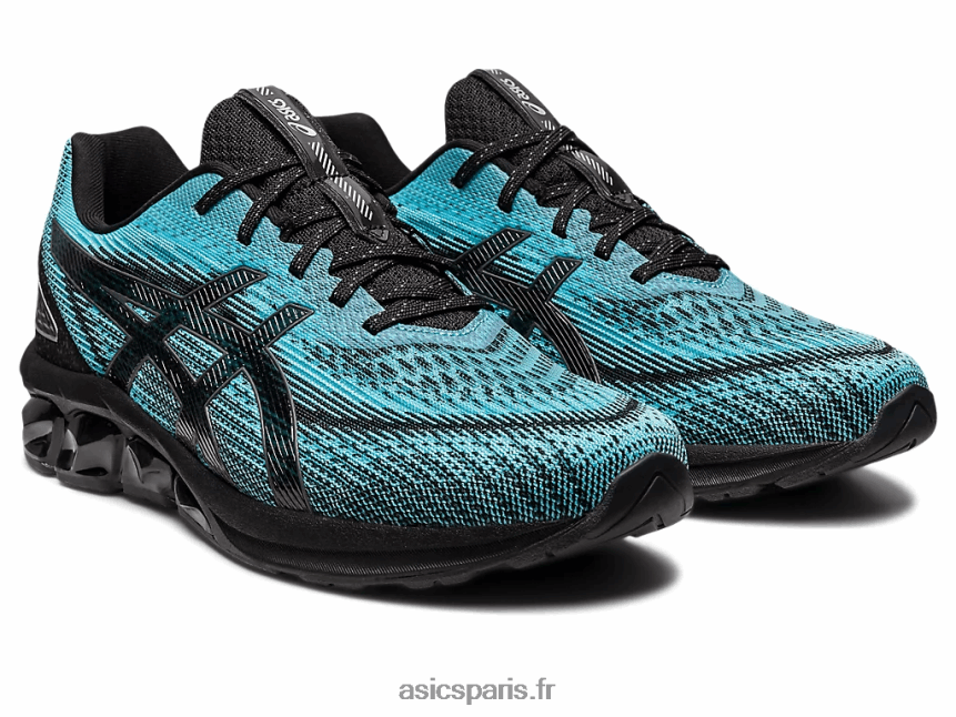 femmes Asics gel quantique 180 vii BXL8B2132 cyan brillant/noir