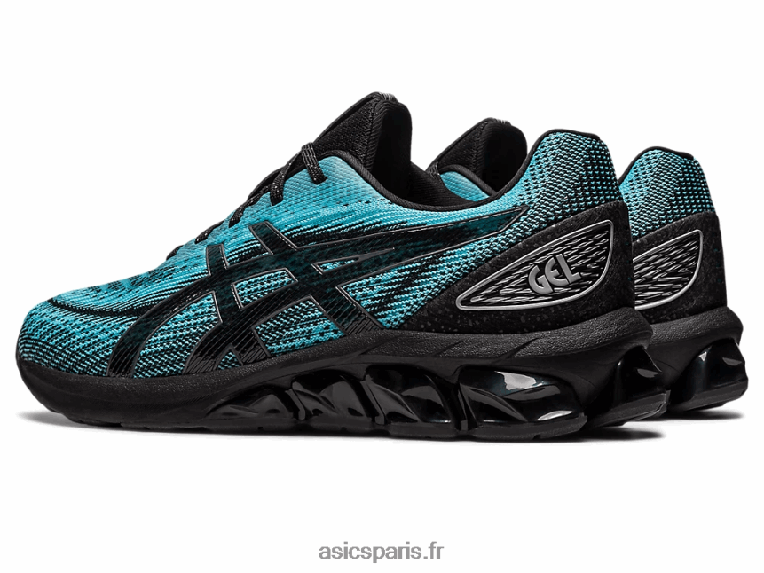 femmes Asics gel quantique 180 vii BXL8B2132 cyan brillant/noir